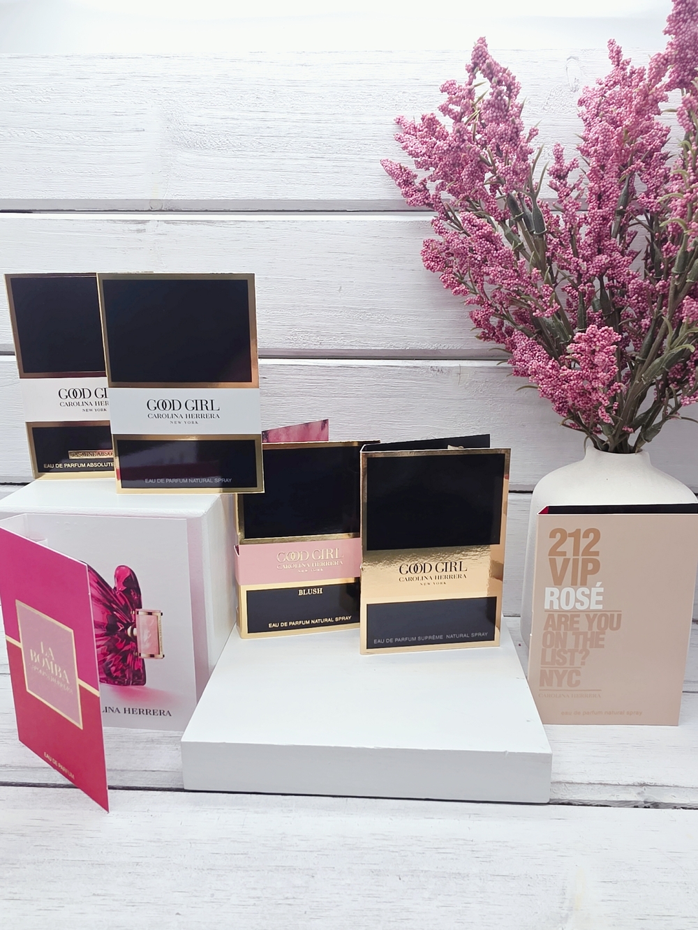 Carolina Herrera Good Girl, La Bomba , 212 Vip  Eau de Parfum 6 Pieces